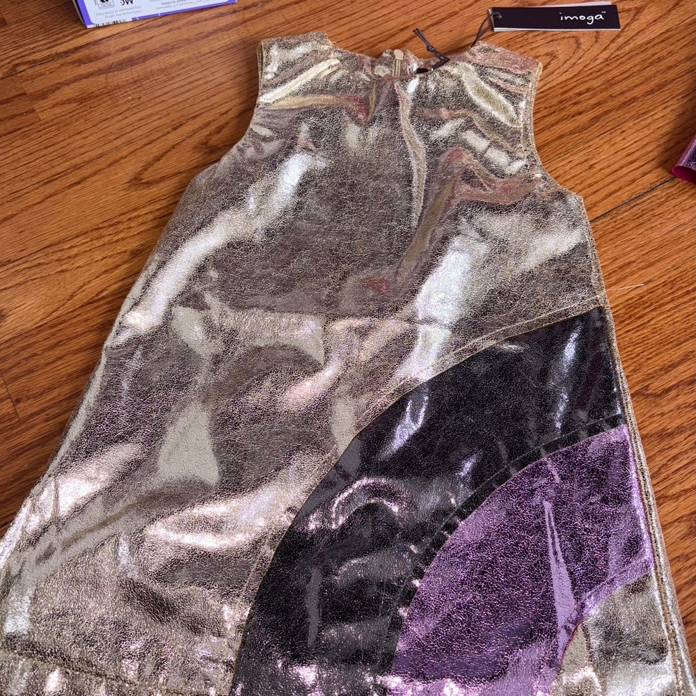 Imoga Metallic Sleeveless dress